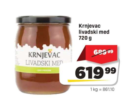 Krnjevac livadski med 720 g