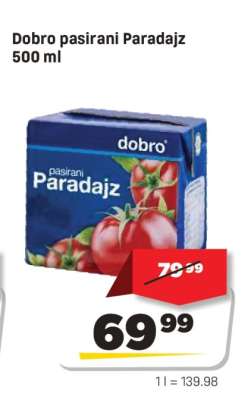 Dobro pasirani paradajz 500 ml