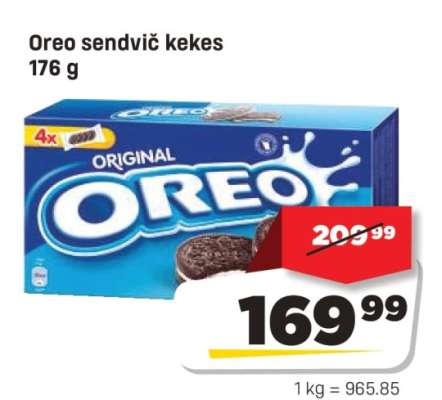 Oreo sendvič kekes
