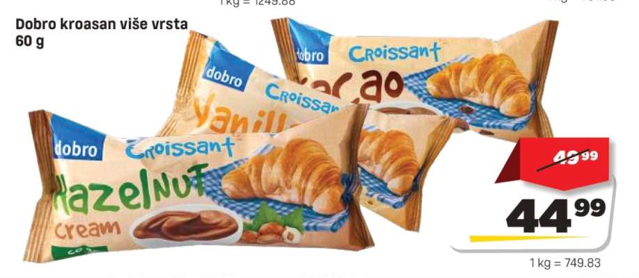 Dobro kroasan više vrsta 60 g