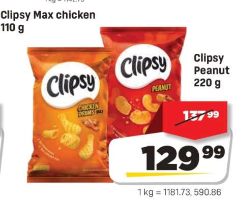 Clipsy Max chicken 110 g / Clipsy Peanut 220 g