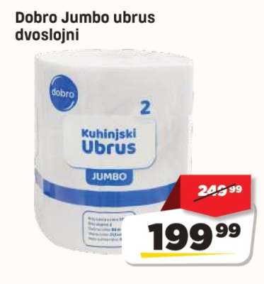 Dobro Jumbo ubrus dvoslojni