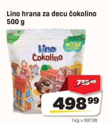 Lino hrana za decu čokolino 500 g