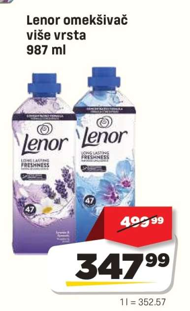 Lenor omekšivač više vrsta 987 ml