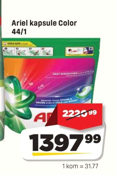 Ariel kapsule Color 44/1
