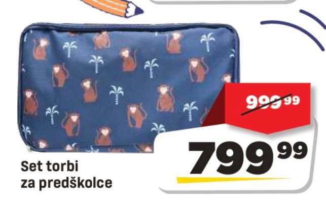 Set torbi za predškolce