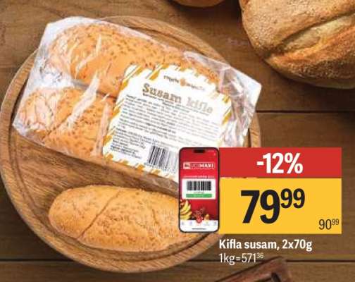 Kifla susam , 2x70g