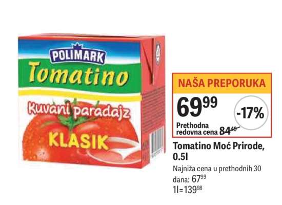 Tomatino Moć Prirode 0,5l