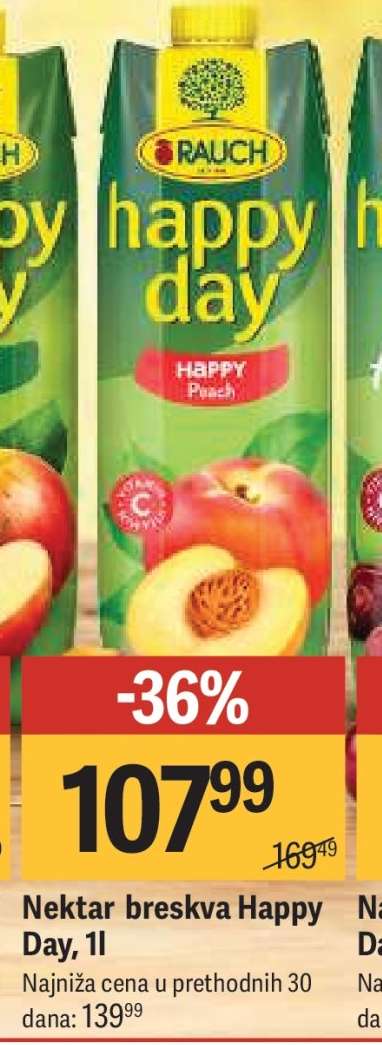 Nektar breskva Happy Day, 1l