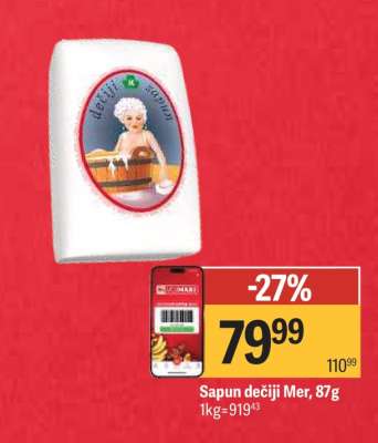 Sapun dečiji Mer , 87g