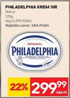 PHILADELPHIA KREM SIR