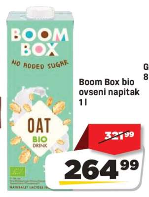 Boom Box bio ovseni napitak 1 l