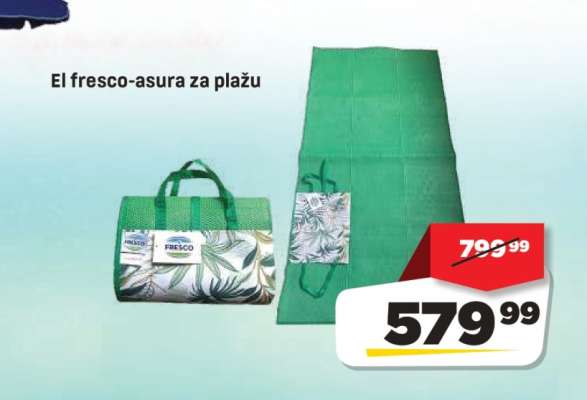 El fresco-asura za plažu