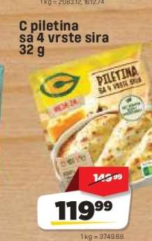 C piletina sa 4 vrste sira