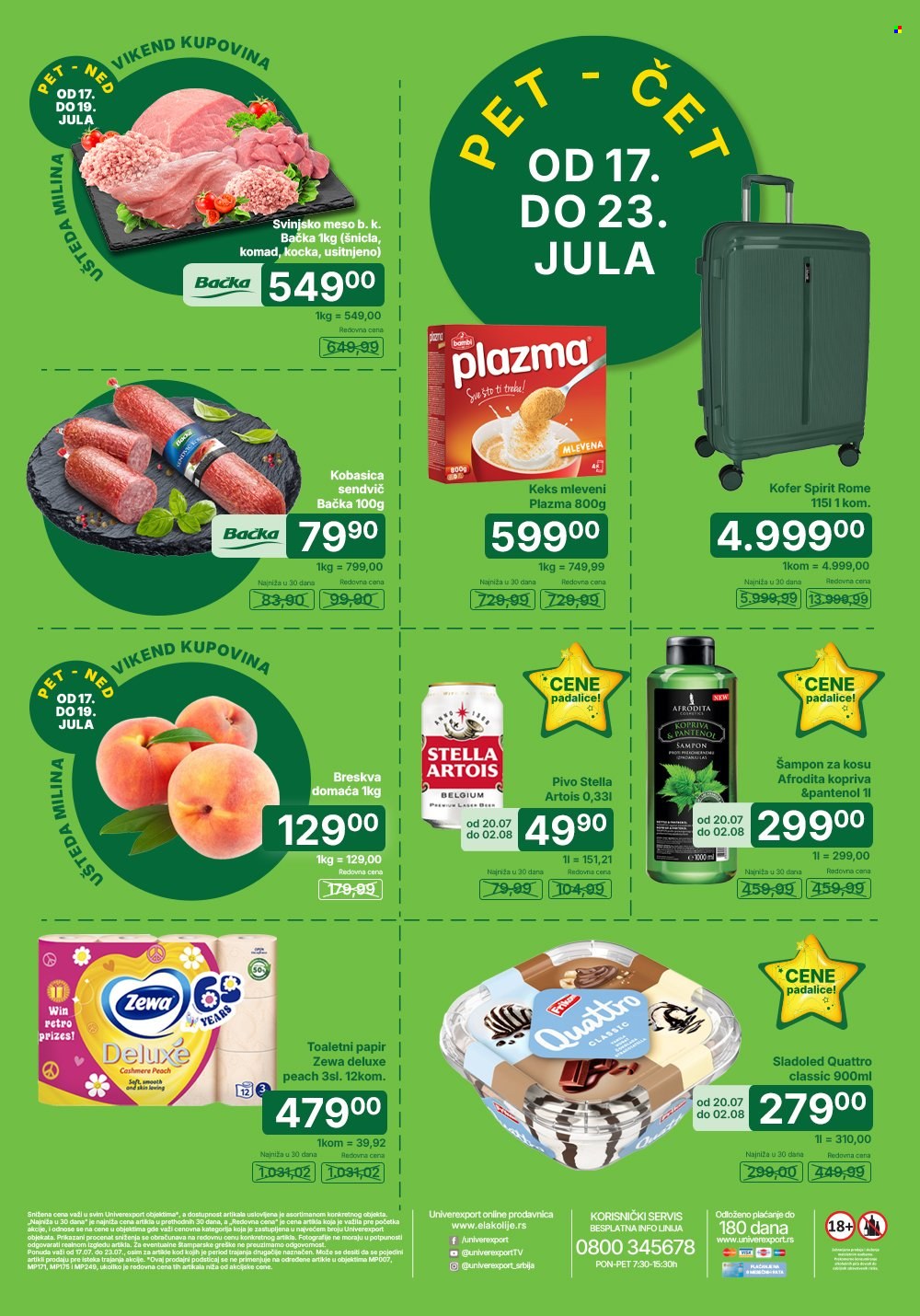 Univerexport katalog - 17.07.2026 - 23.07.2026. Stranica 1