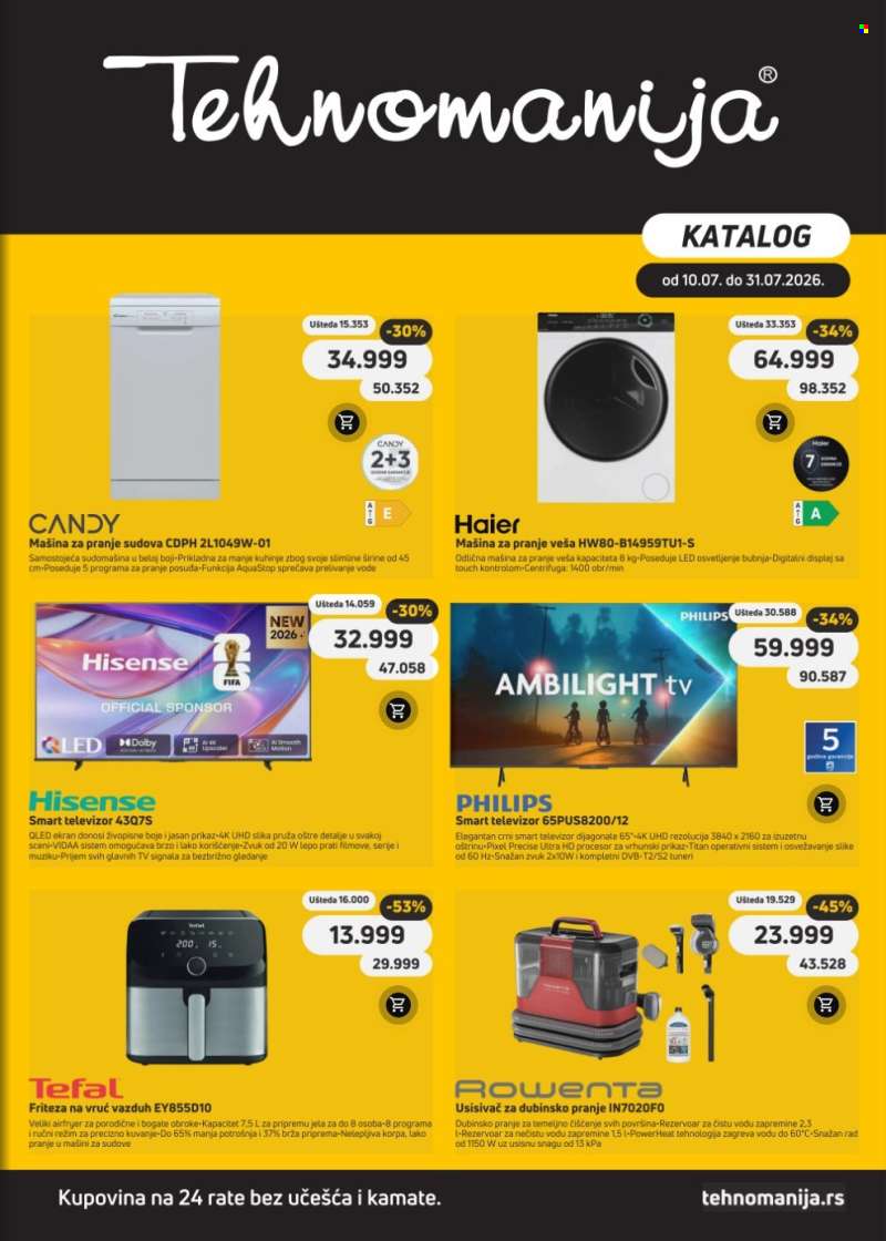 Tehnomanija katalog - 10.07.2026 - 31.07.2026.