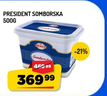 PRESIDENT SOMBORSKA 500g
