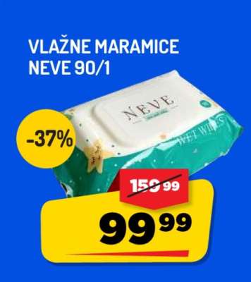 Vlažne maramice Neve 90/1
