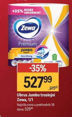 Ubrus Jumbo troslojni Zewa, 1/1