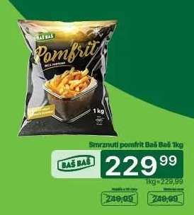 Smrznuti pomfrit Baš Baš 1kg