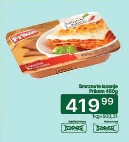 Smrznute lazanje Frikom 450g