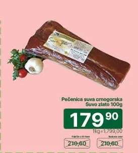 Pečenica suva crnogorska