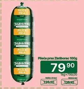 Pileća prsa Zlatiborac 100g