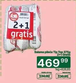 Salama pleća Tip Top 375g 2+1 Gratis