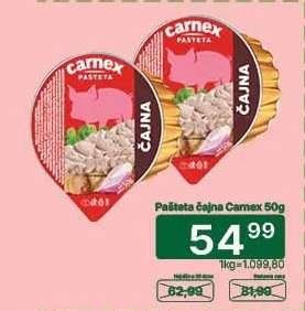 Pašteta čajna Carnex 50g
