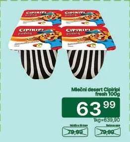 Mléčný desert Cipiripi