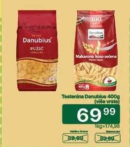 Testenina Danubius 400g
