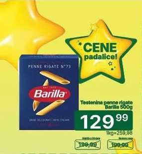 Testenine penne rigate Barilla 500g
