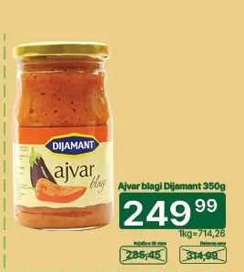 Ajvar blagi Dijamant 350g