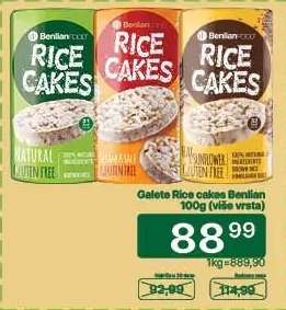 Galete Rice cakes Benlian 100g (více vrsta)