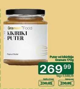 Puter od kikirikija Granum 170g