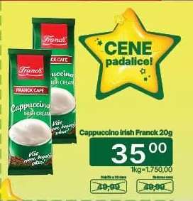 Cappuccino irish Franck 20g