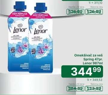 Omekšivač za veš Spring 47pr. Lenor 987ml