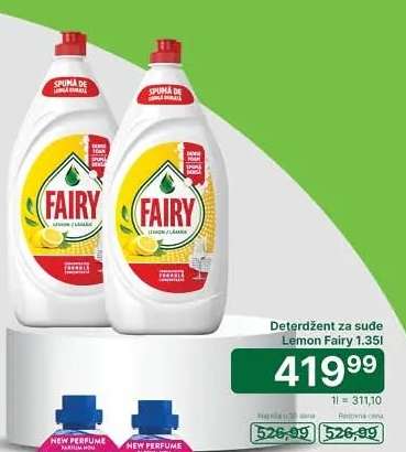 Deterdžent za sude Lemon Fairy 1.35l