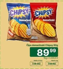 Čips domaćinski Chipsy 60g