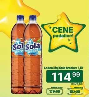 Ledeni čaj Sola breskva 1,5l