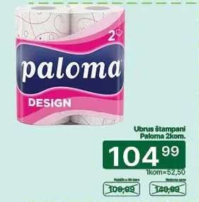 Ubrus štampani Paloma 2kom.