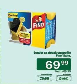 Sunder sa abrazivom profile Fino 1 kom.