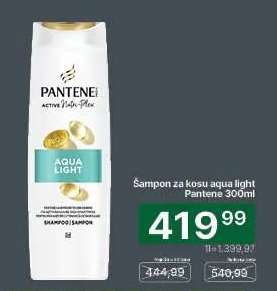 Šampon za kosu aqua light Pantene 300ml