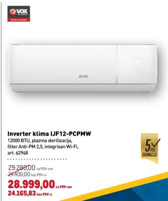 Inverter klima IJF12-PCPMW