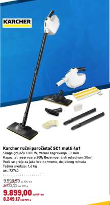 Karcher Ručni paročistač SC1 multi 4u1