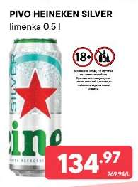 Pivo Heineken Silver