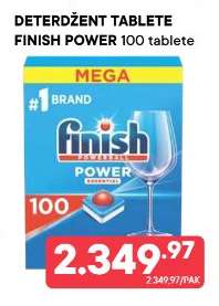 DETERDŽENT TABLETE FINISH POWER