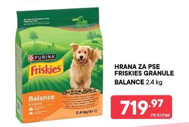 Hrana za pse Friskies granule balance 2,4 kg