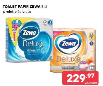TOALET PAPIR ZEWA 3 sl