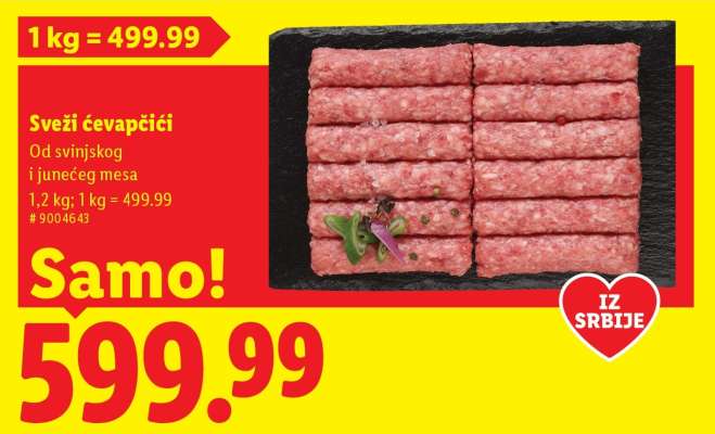 Sveži ćevapčići